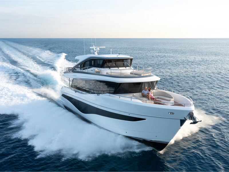 Princess X80: Süper flybridge alanına farklı bakış